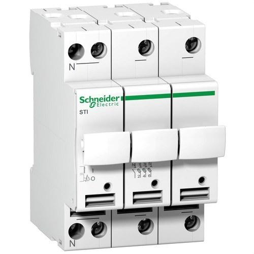 Acti9 STI 3P+N 500V zekeringhouder-schakelaar met referentie A9N15658 van het merk SCHNEIDER ELECTRIC