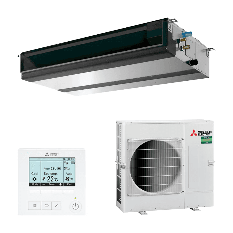 Climatiseur gainable Mitsubishi Electric MGPEZ-140VJA 13,4 kW 46000 BTU avec la référence MGPEZ-140VJA de la marque MITSUBISHI