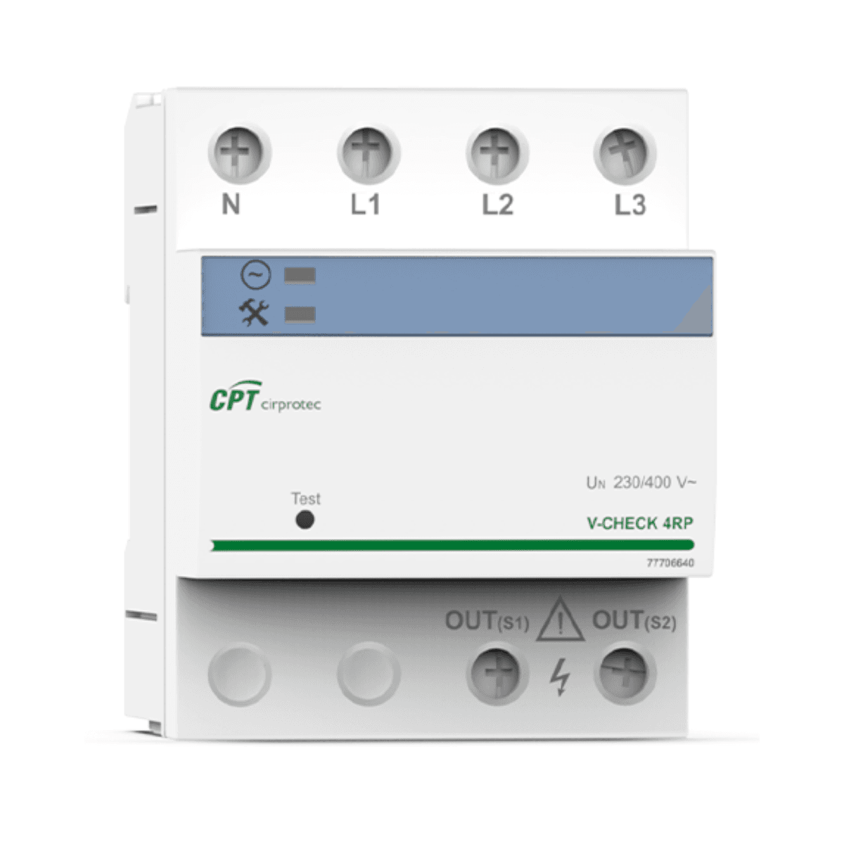 Parafoudre permanent V-CHECK 4RP 4P avec la référence 77706640 de la marque CIRPROTEC