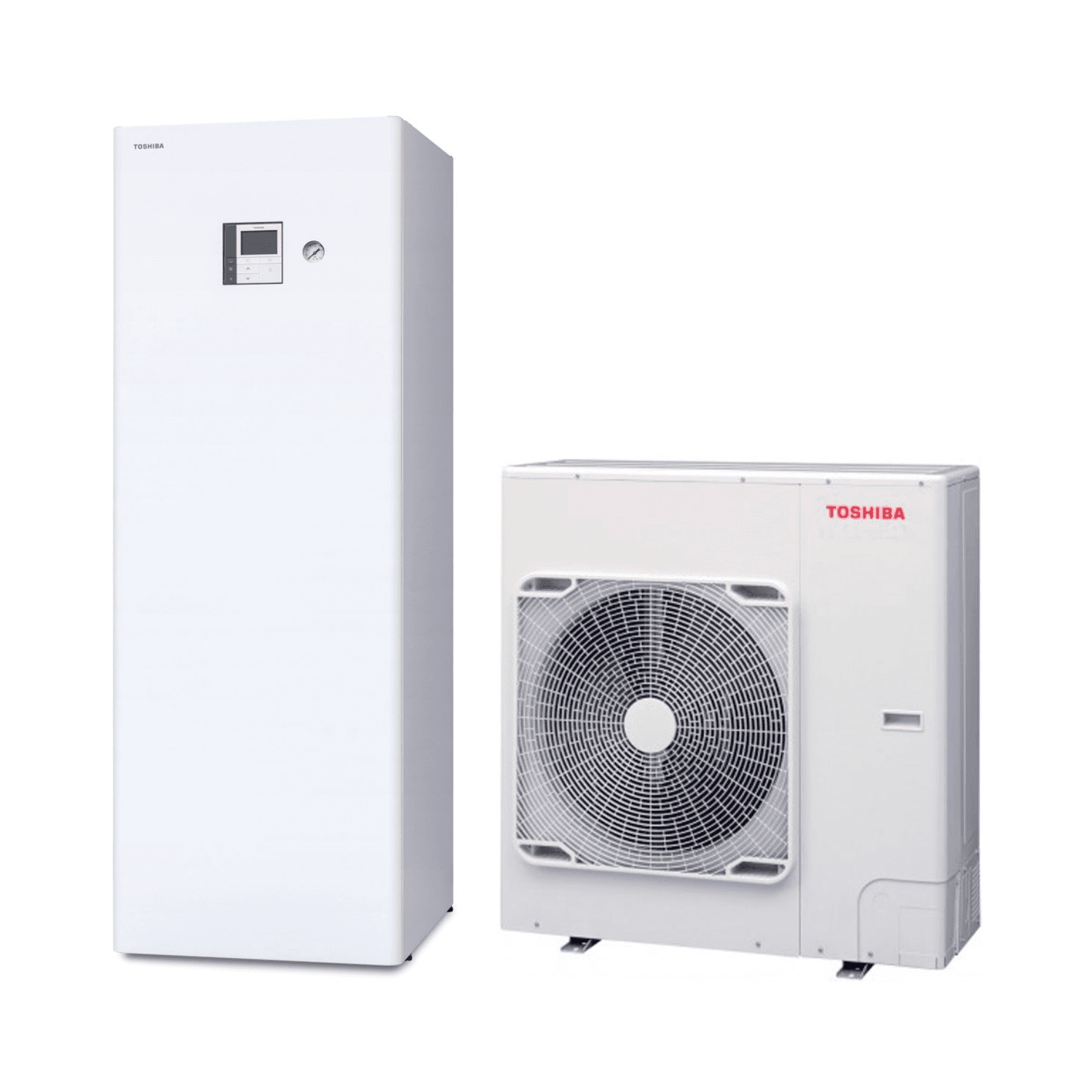 Ensemble aérothermie Toshiba Estía All-In-One Mini 55 4 kW 210 litres avec la référence ESTIAALLINONEMINI55 de la marque TOSHIBA