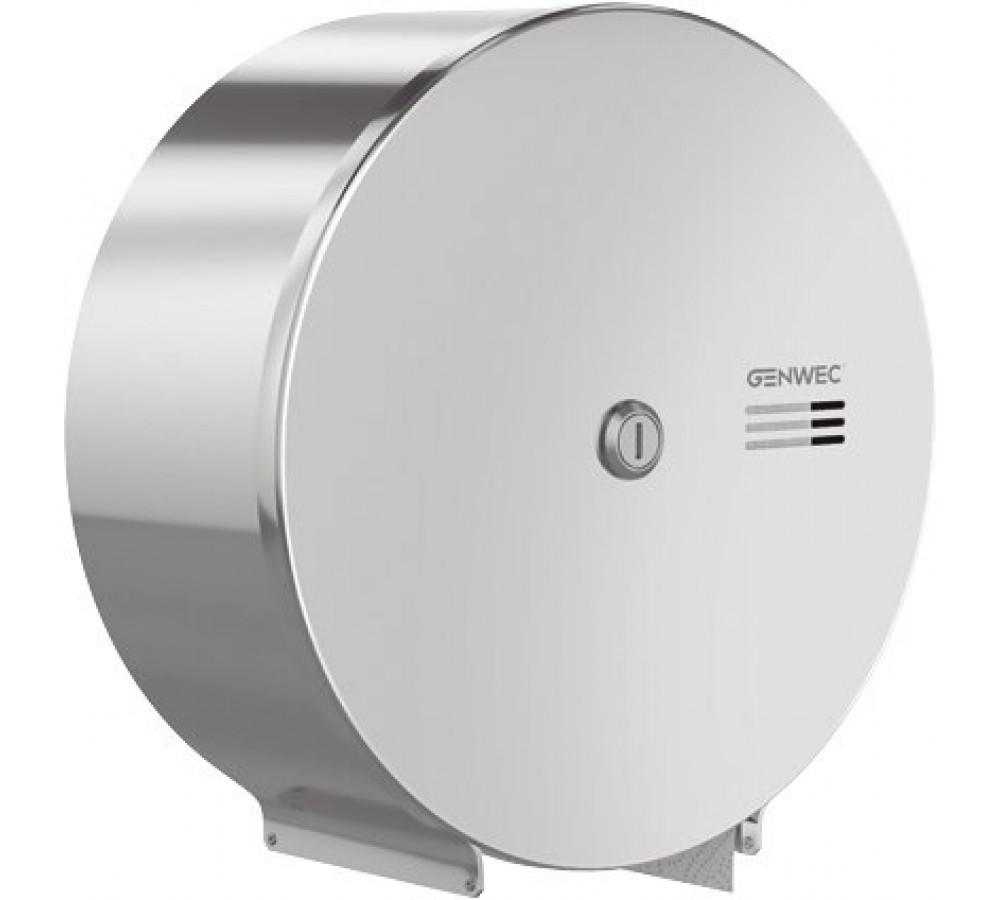 Jumbo toiletpapierdispenser inox 304 glanzend met referentie GW03 02 04 02 van het merk GENWEC
