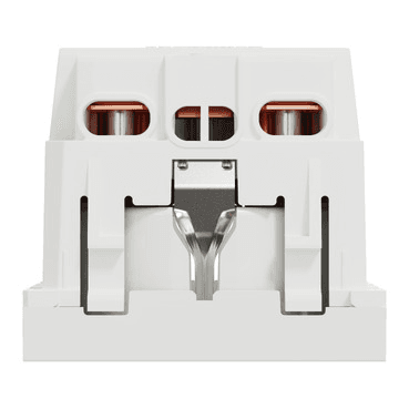 Prise de courant schuko blanc polaire New Unica avec la référence NU303718 de la marque SCHNEIDER ELECTRIC