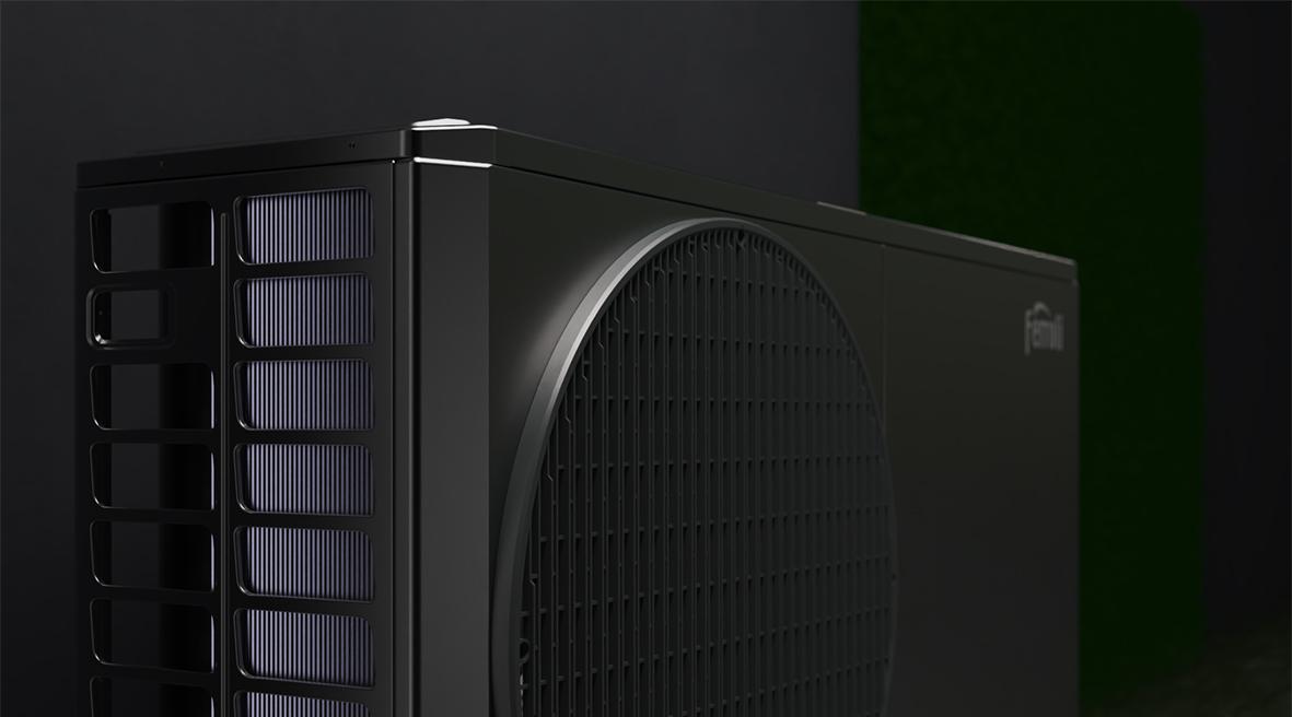 Trifasische warmtepomp aerothermie monobloc R290 Ferroli OMNIA Life M 16 kW met bediening met referentie 4B4770189 van het merk FERROLI