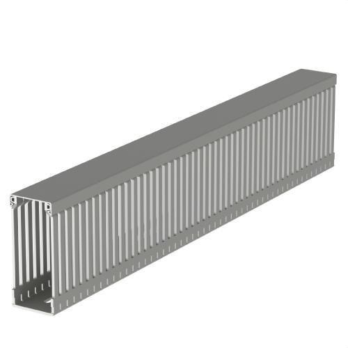 Goulotte grise U23X 100x43mm - Canal de 2 mètres avec la référence 100.40.77 de la marque UNEX