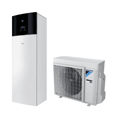 Ensemble aérothermie Daikin Altherma 3 Bibloc 8 kW 230 litres avec la référence EHVX08S23E6VERGA08EVH7 de la marque DAIKIN