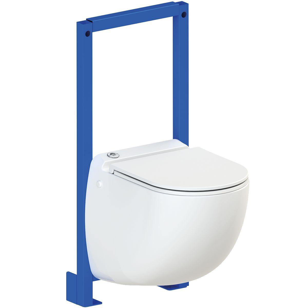 Inbouwframe met vermaler toilet SFA Sanicompact Comfort+ met referentie C72LVCPLUS van het merk SFA SANITRIT