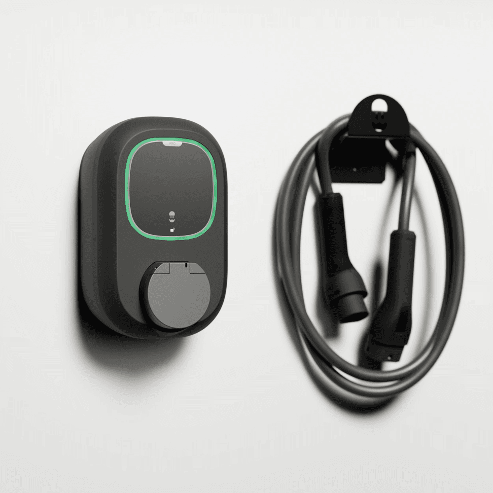 Elektrische auto-oplader met wifi zwart Wallbox Pulsar Pro Socket 22 kW met referentie PPR2-W-2-4-K-002 van het merk WALLBOX