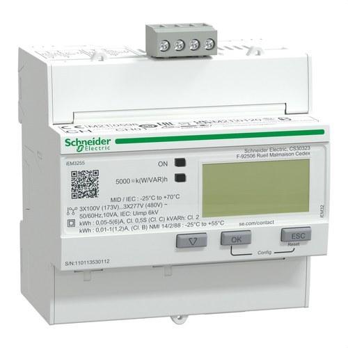 Compteur d'énergie iem3255 x/5a c.0,5s modbus MID avec la référence A9MEM3255 de la marque SCHNEIDER ELECTRIC