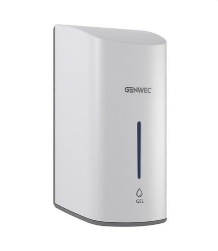 Distributeur automatique de savon/gel désinfectant 1100ml ABS blanc avec la référence GW04 16 01 00 de la marque GENWEC