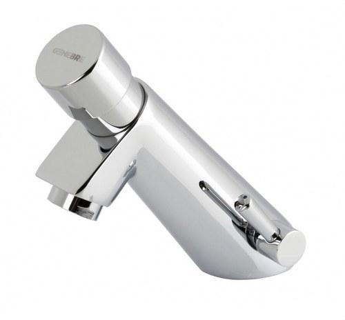 Tijdgestuurde wastafelkraan met drukknop IPSON 1/2" chroom met referentie 1031 04 van het merk GENEBRE