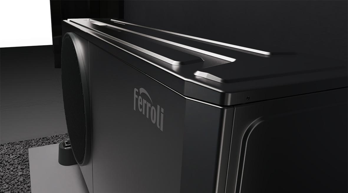 Pompe à chaleur aérothermique monobloc R290 Ferroli OMNIA Life M 8 kW avec commande avec la référence 4B4770089 de la marque FERROLI