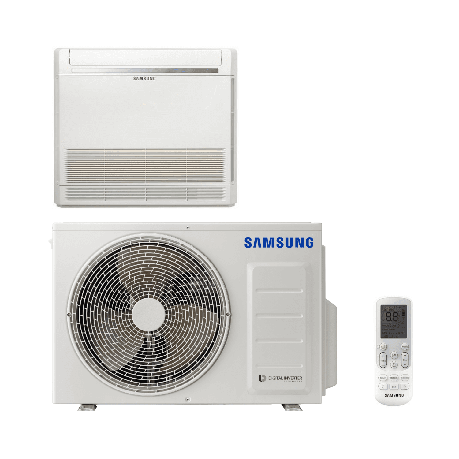 Climatiseur de sol Samsung 5,0 kW 18000 BTU avec la référence F-CONSOLE52R de la marque SAMSUNG