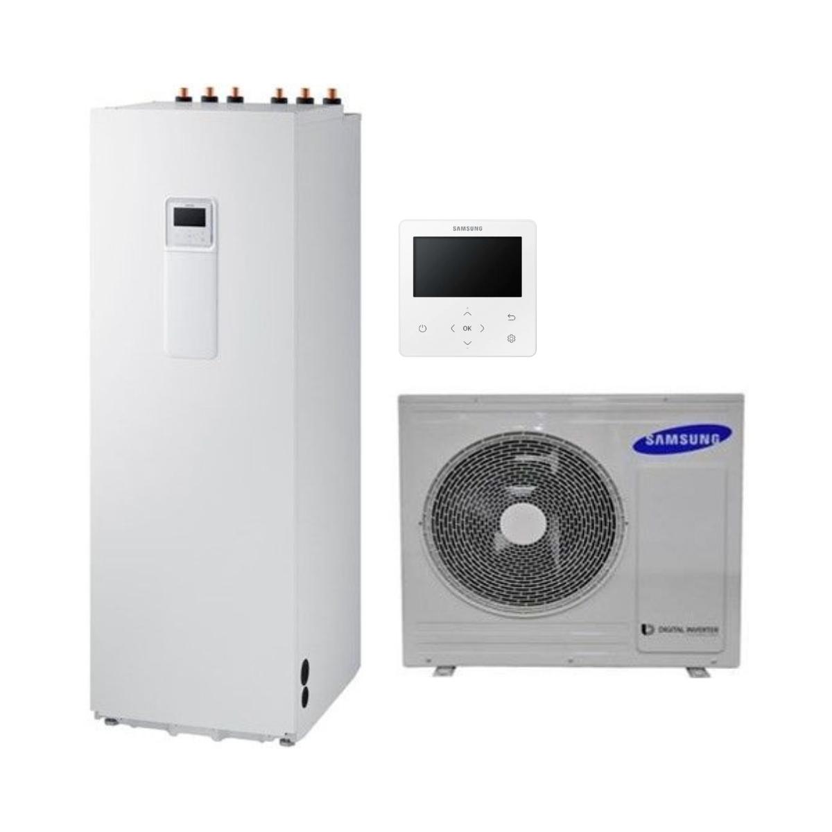 Aerothermie Samsung ClimateHub Split 5kW + accumulator van 200 liter met referentie SAMCLIMATEHUB5200 van het merk SAMSUNG
