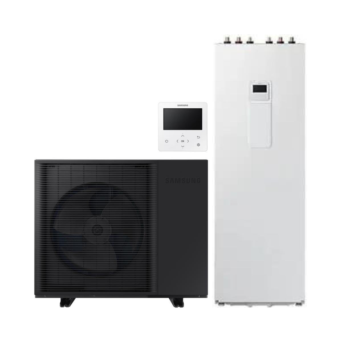 Ensemble aérothermie monobloc Samsung EHS HT 8 kW + ClimateHub de 260 litres avec la référence KITSAMEHSHT8+260 de la marque SAMSUNG