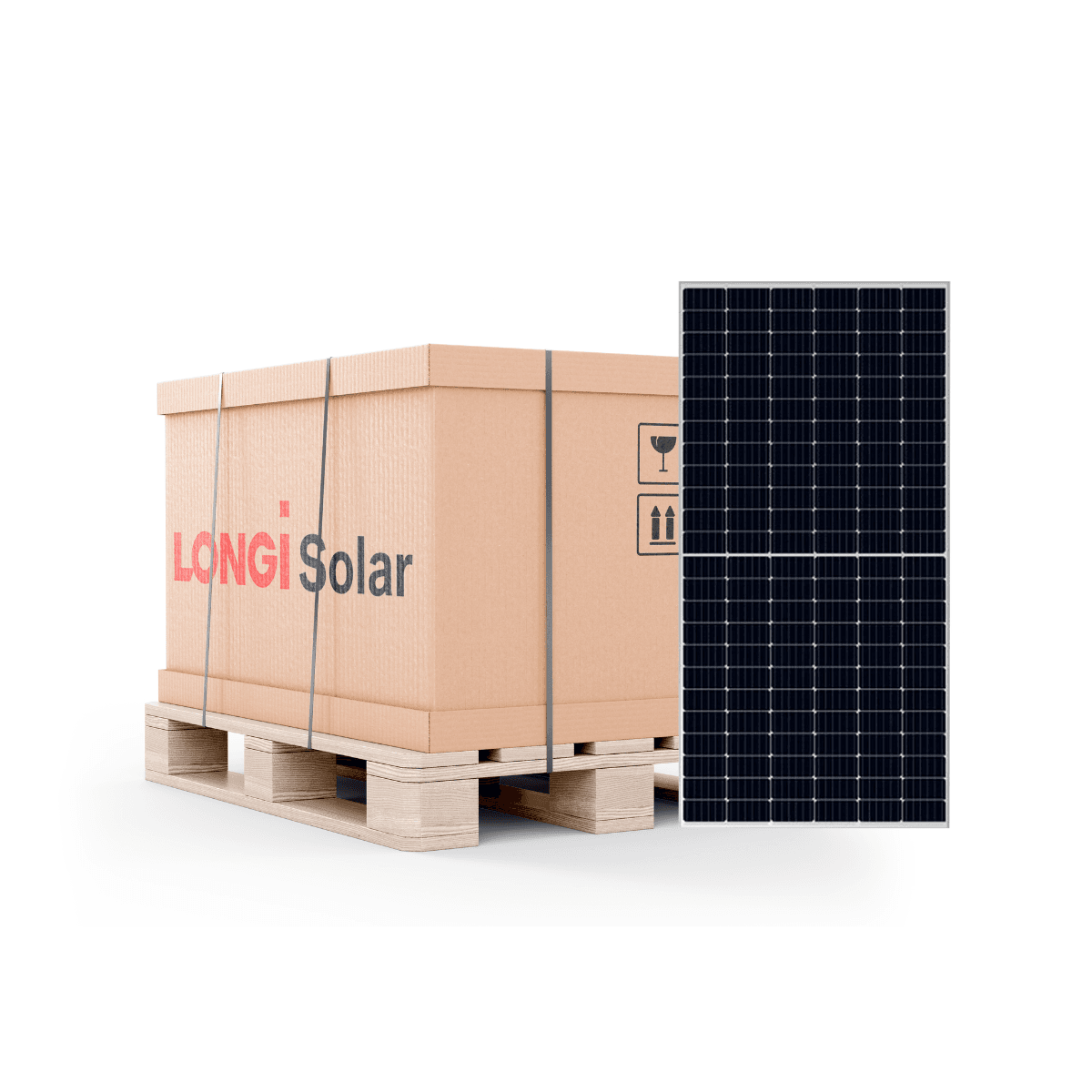 Pack 31 Zonnepaneel van 555W Longi HI-MO5m LR5-72HPH-555M met referentie LR5-72HPH 555WP van het merk LONGI