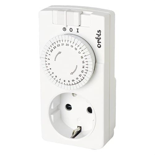 Plug-in programmeerbare timer D T-15 DAGELIJKS Z/RSVA.230V 3500W ESF.30 MN met referentie OB162232 van het merk ORBIS