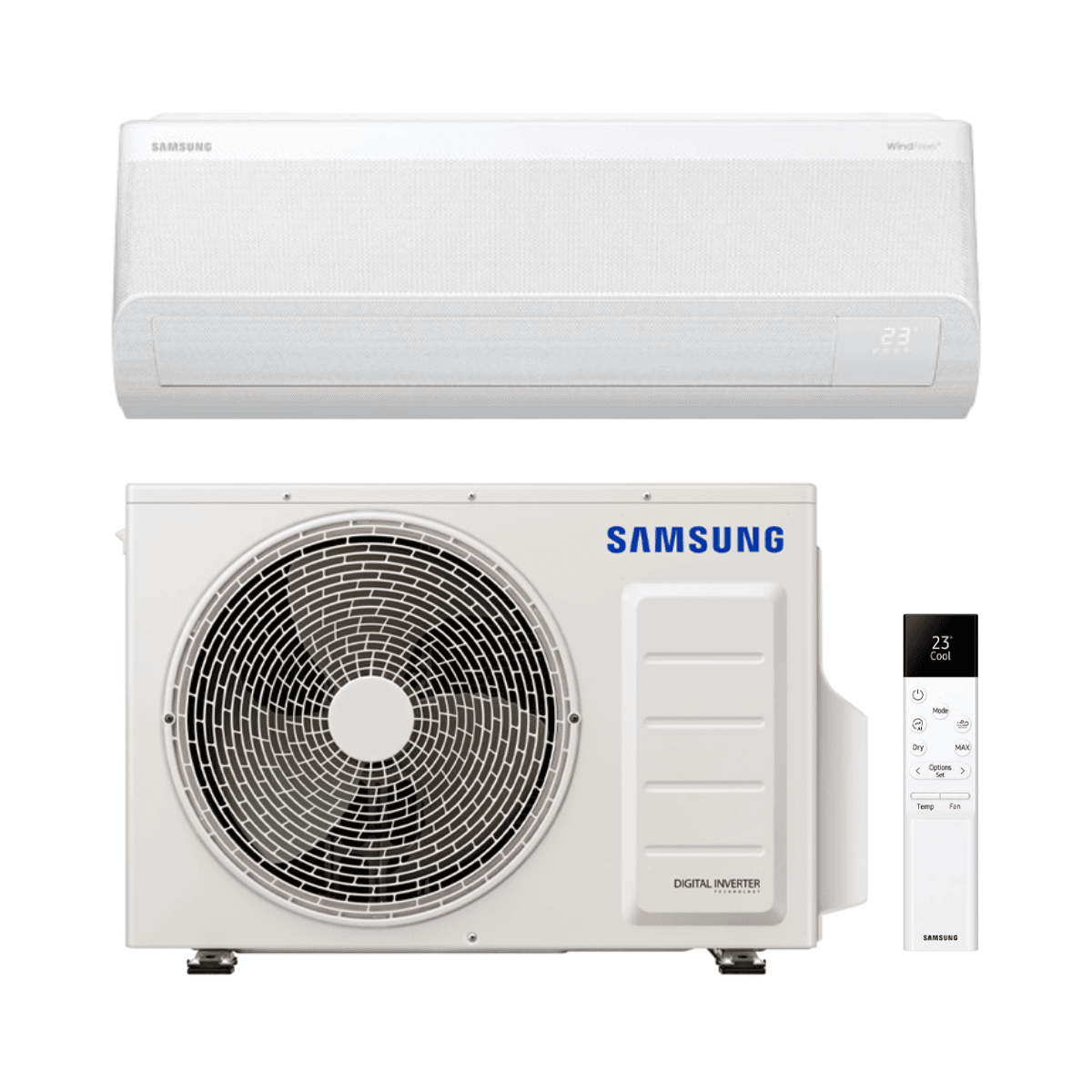 Climatiseur avec wifi Samsung WindFree Comfort S2 F-AR60F09NX 2,5 kW 9000 BTU avec la référence F-AR60F09NX de la marque SAMSUNG