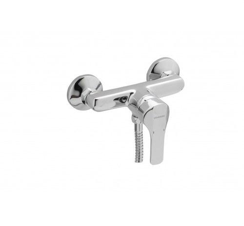 Mitigeur de douche avec kit Genebre K8 chrome avec la référence 60110 28 45 66 de la marque GENEBRE