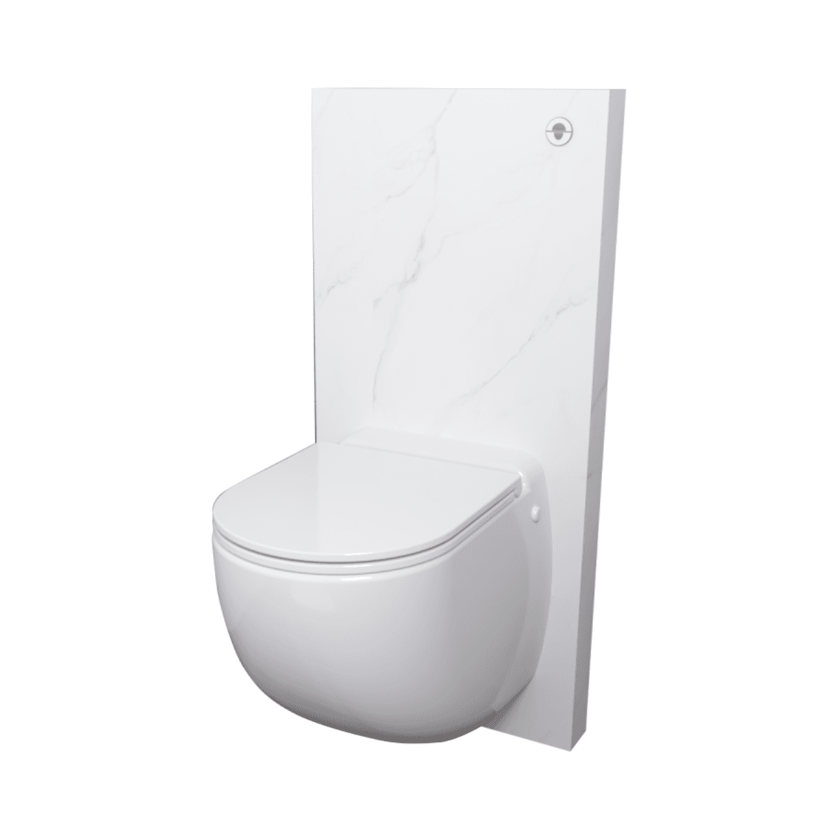 Solution complète WC suspendu avec broyeur SFA Sanicompact Comfort Style - Marbre de Carrare avec la référence C72LVCPLUSAMC de la marque SFA SANITRIT