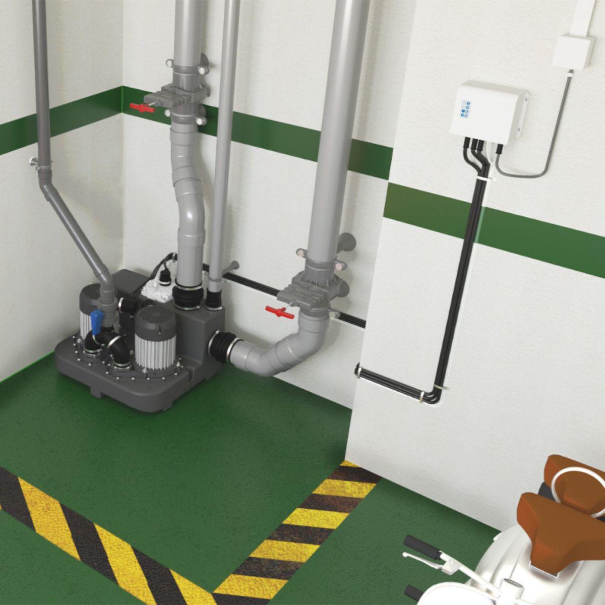 SFA Sanicubic 2 GR HP S Pompgemaal met referentie CUBIC2HP van het merk SFA SANITRIT