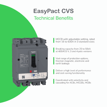 Easypact CVS630F ETS 2.3 630 A 4P/4R automatische schakelaar met referentie LV563506 van het merk SCHNEIDER ELECTRIC