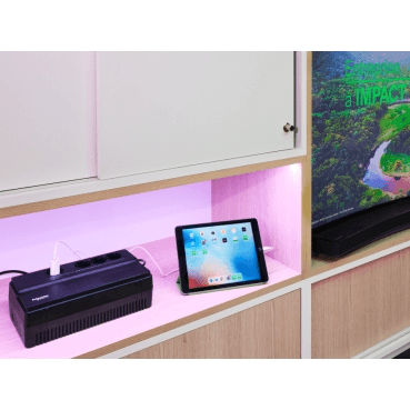 SAI EASY UPS BVS 650VA - Schuko Sockets with reference BVS650I-GR from the brand SCHNEIDER ELECTRIC