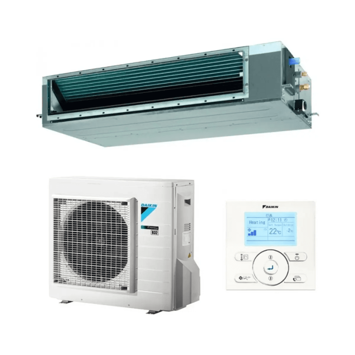 Climatiseur gainable Daikin Sky Air Active ADEAS35A 3,4 kW 12000 BTU avec la référence ADEAS35A de la marque DAIKIN