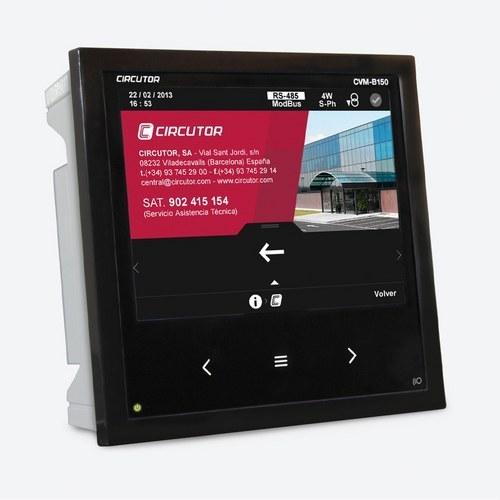 Drietraps netwerkanalysator paneeldisplay in kleur CVM-B150-ITF-485-ICT2 met referentie M56111. van het merk CIRCUTOR