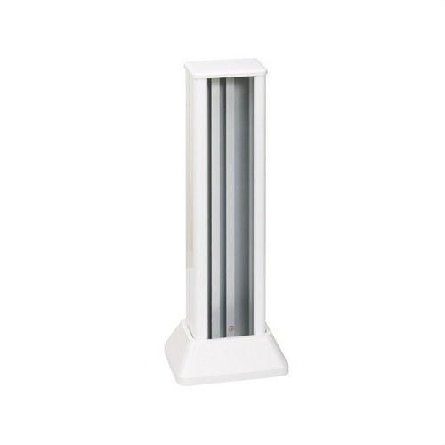 Minikolom aluminium met 2 zijden voor 4 elementen per zijde en witte afdekkingen Simon 500 Cima met referentie 52550223-030 van het merk SIMON