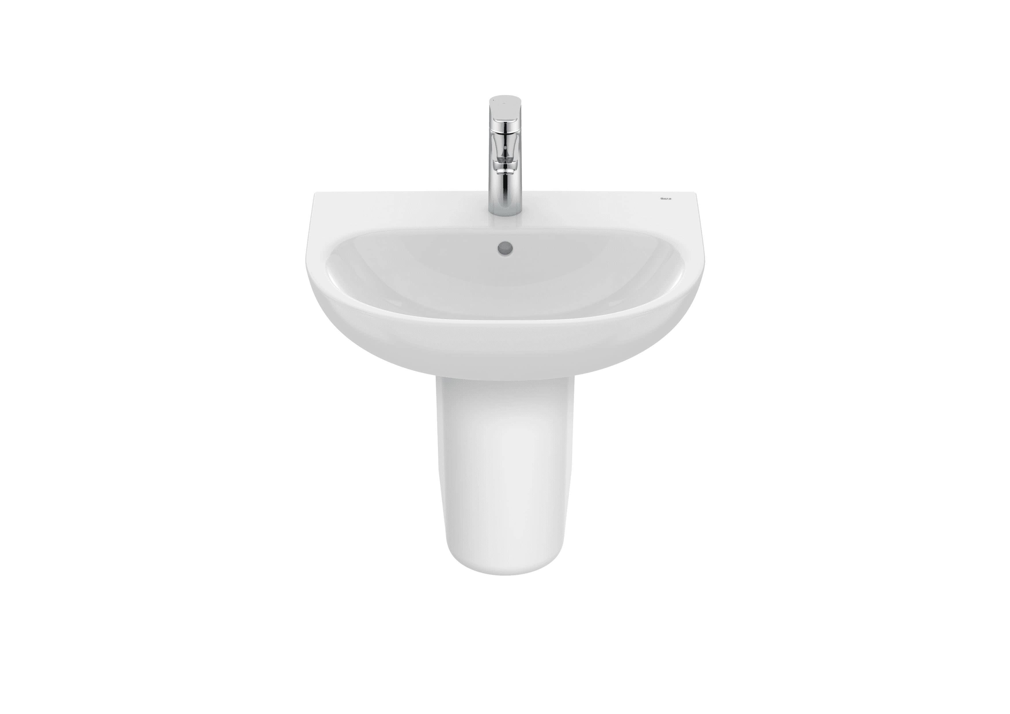 Lavabo mural en porcelaine avec fixations Roca Victoria 520x425mm avec la référence A325V03000 de la marque ROCA