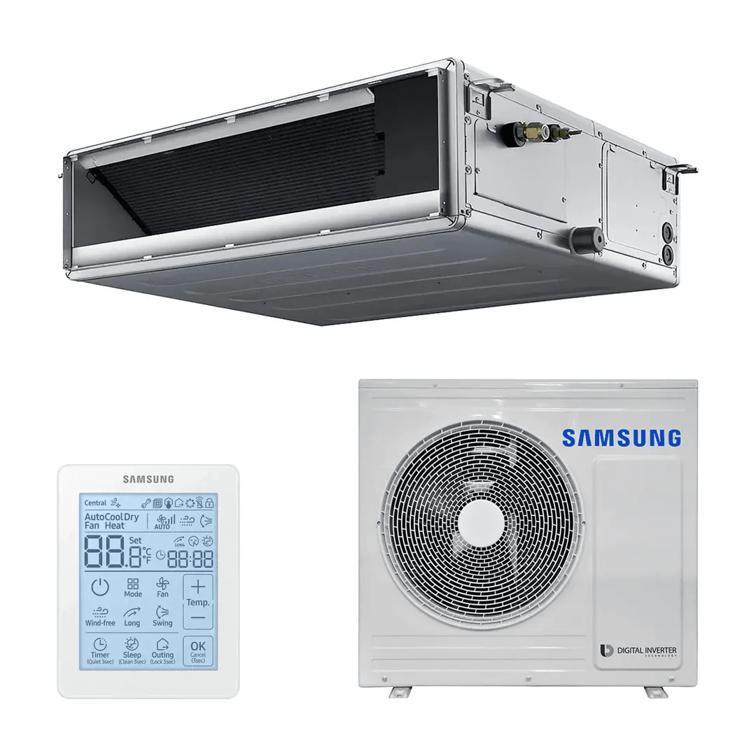 Climatiseur gainable Samsung Deluxe 6,8 kW 23000 BTU avec la référence F-AC071RXN de la marque SAMSUNG