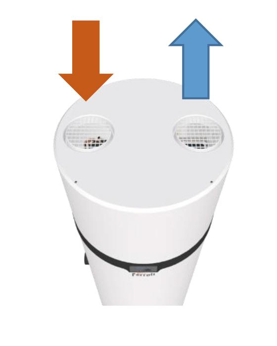 Ferroli EGEA TECH HT 260 Litre Heat Pump for DHW with Wi-Fi with reference 2CP0023F from the brand FERROLI