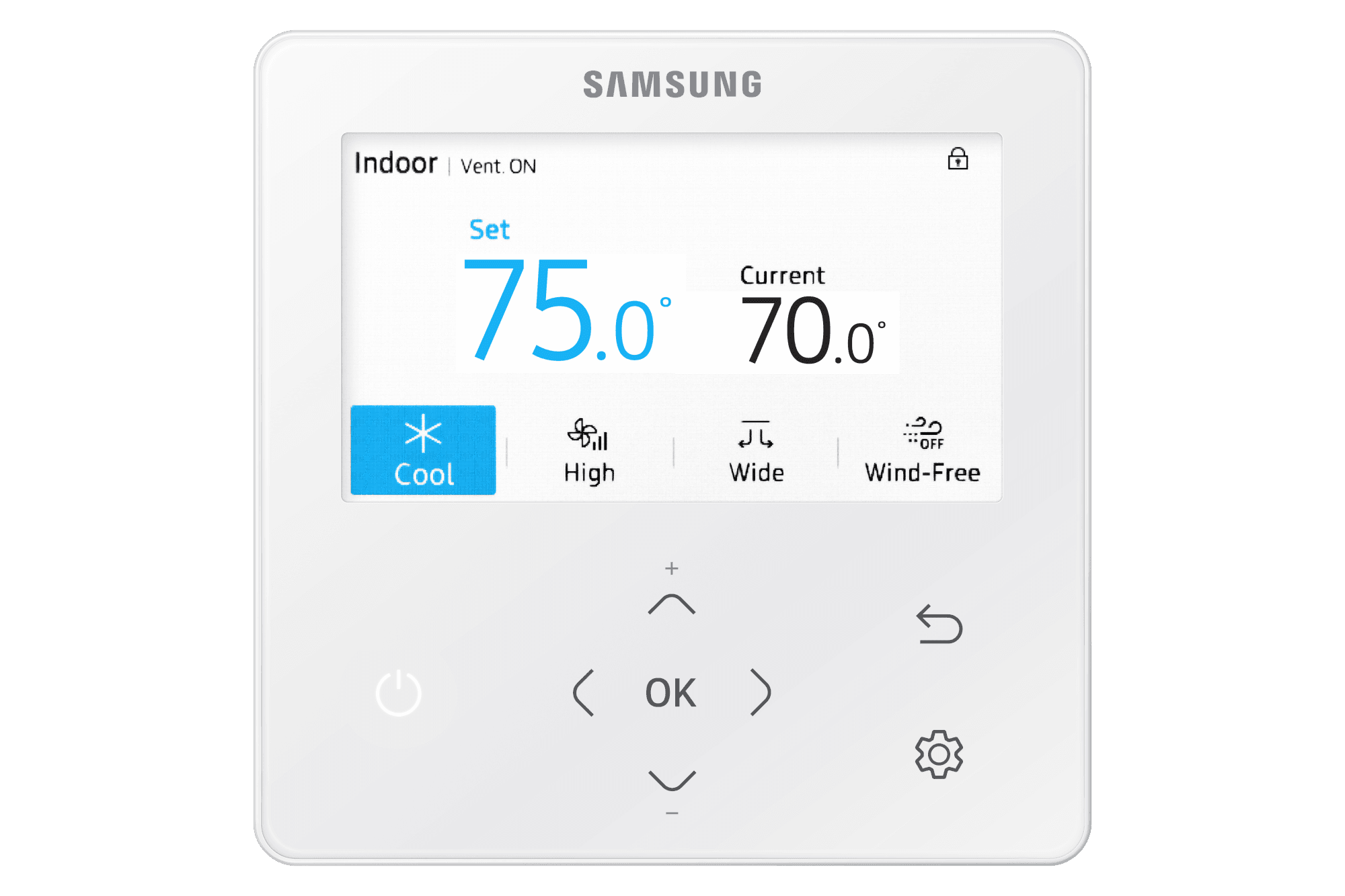 Télécommande filaire premium Samsung MWR-WG01JN avec la référence MWR-WG01JN de la marque SAMSUNG