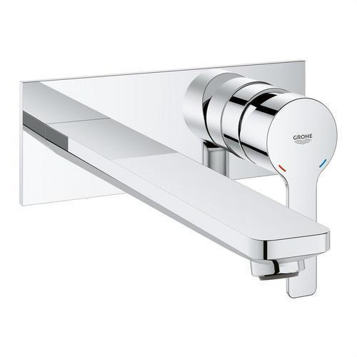 Mitigeur mural pour lavabo Grohe Lineare chromé 1/2" Taille L avec la référence 23444001 de la marque GROHE