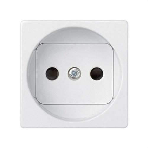 Bipolaire stopcontactbasis 16 A 250V met veiligheidssysteem en schroefaansluiting glanzend wit Simon 27 Play met referentie 27431-65 van het merk SIMON