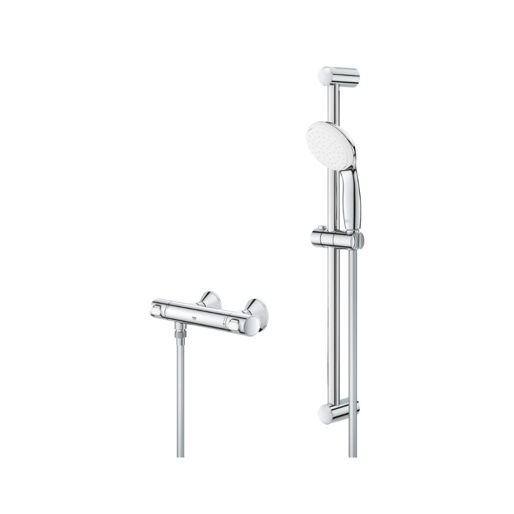 Thermostatische doucheset 1/2" Grohe Grohtherm 500 chroom met referentie 34796001 van het merk GROHE
