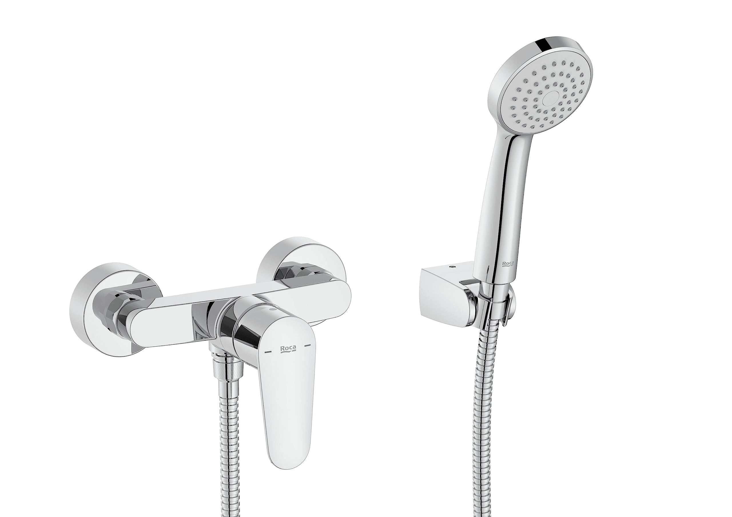Ensemble de douche monocommande Roca Victoria Plus avec la référence A5A204FC00 de la marque ROCA